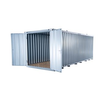   Quick-Build konténer 6×2 méteres, DoubleDoor, 2 m oldalfal