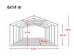 PRO Plus 6 x 14 x 2m (lángálló)