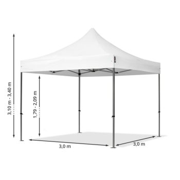 Economy 3 x 3 m, csak tető