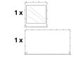 Premium 3 x 6m, tető + 2 oldal