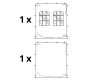 Prefessional 3 x 3m, tető + 2 oldal