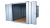 Quick-Build konténer 5×2 méteres, DoubleDoor, 2 m oldalfal